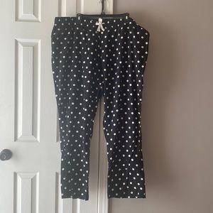 XXL old navy polkadot pajama pants